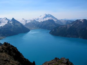 Garibaldi Lake looking south from Panorama Ridge.