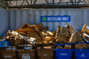 A space encouraging recycling