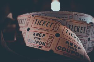 A roll of tickets.