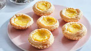 plate of egg tarts