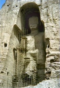 Efforts to preserve the Bamiyan Buddhas. (Image source: Flickr)