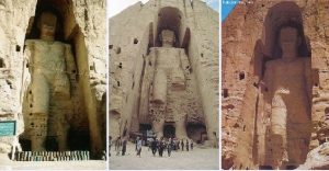 Large statue of Bamiyan,  from different angles. (Image Source: Flickr)