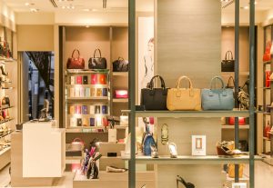 Luxury bag store