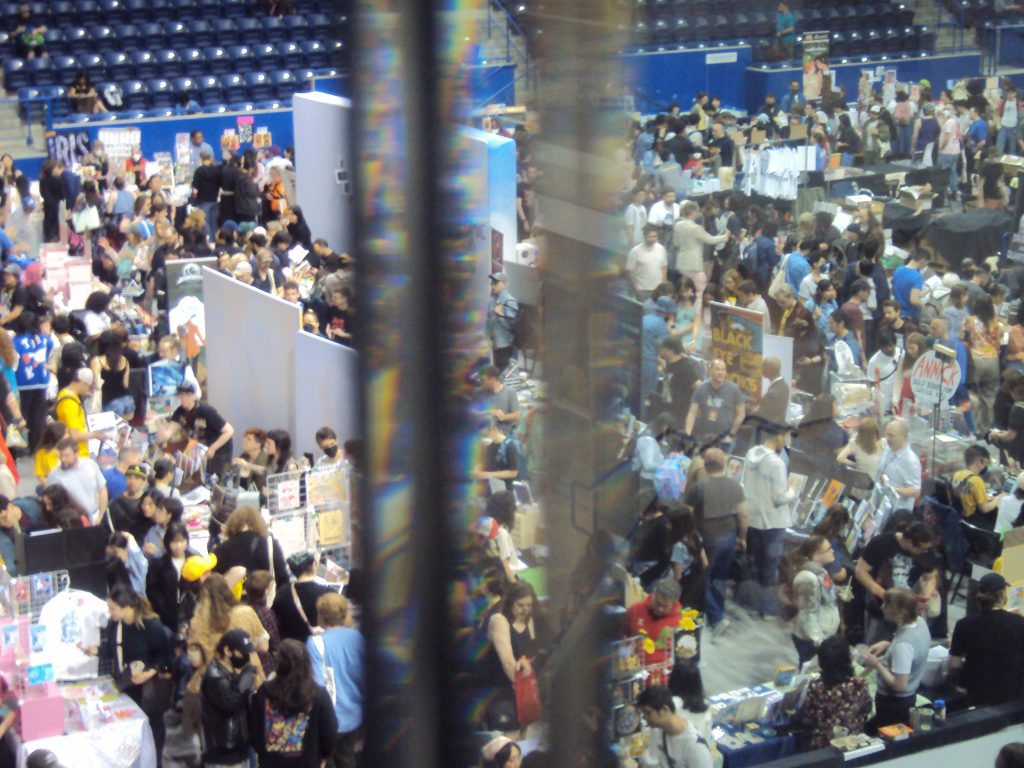Through the glass view of the 2025 Toronto's Comic Arts Festival (TCAF)