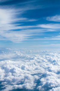 A sky full of clouds.