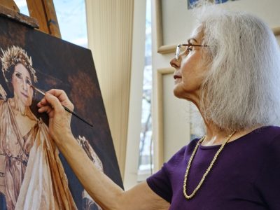 Linda Kooluris Dobbs painting
