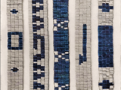 Wikimedia Commons. (n.d.). Wabanaki wampum belts [Photograph]. Wikimedia Commons.