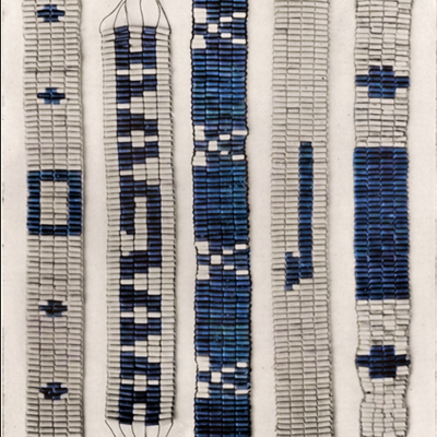Wikimedia Commons. (n.d.). Wabanaki wampum belts [Photograph]. Wikimedia Commons.