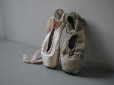 Close Up Shot of Ballet Shoes