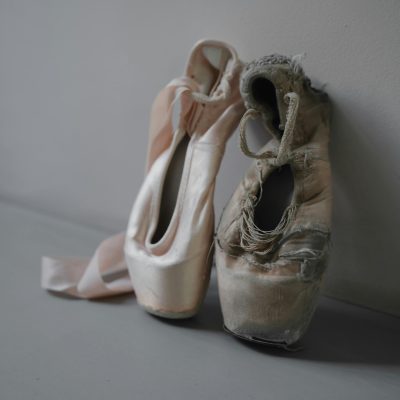 Close Up Shot of Ballet Shoes