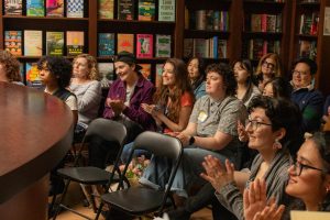 Book launch audience (image source: Vivian Van)
